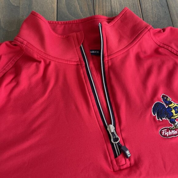 Men's Cutter & Buck Red Delaware Fightin' Blue Hens Adapt Eco Knit Size M (N8) - Picture 2 of 8